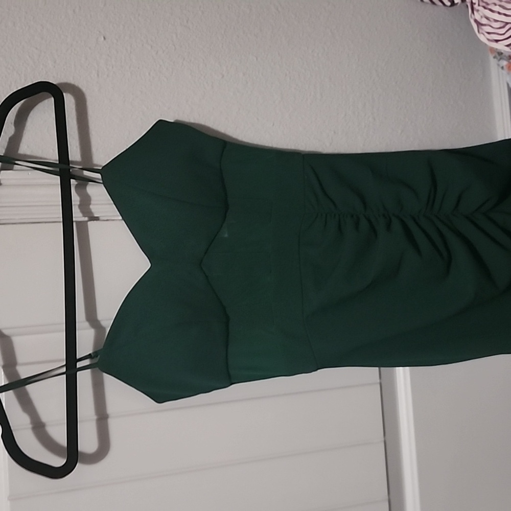 Honey And Rosie Dark Green Prom Dress, Size Small